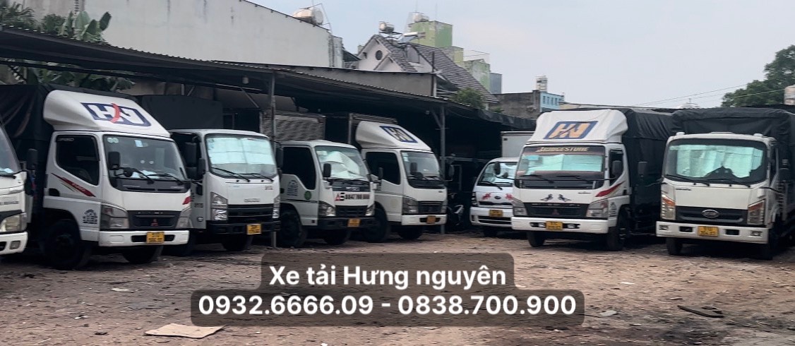 Bảng giá cho thuê xe tải chở hàng - Xe Tải Hưng Nguyên