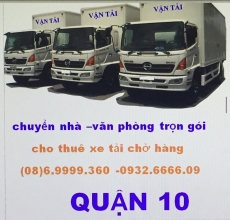 xe tải chở hàng quận 10