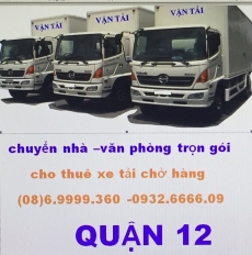 Xe tải chở hàng quận 12