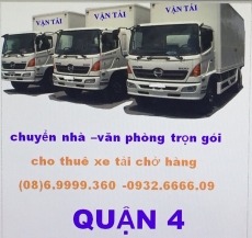 xe tải chở hàng quận 4
