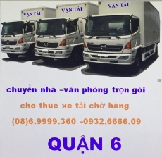 xe tải chở hàng quận 6