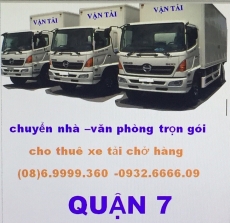 xe tải chở hàng quận 7