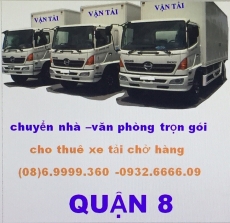 xe tải chở hàng quận 8